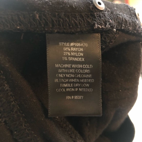 Sanctuary Runaway Original Black Grease Leggings - Picture 6 of 6